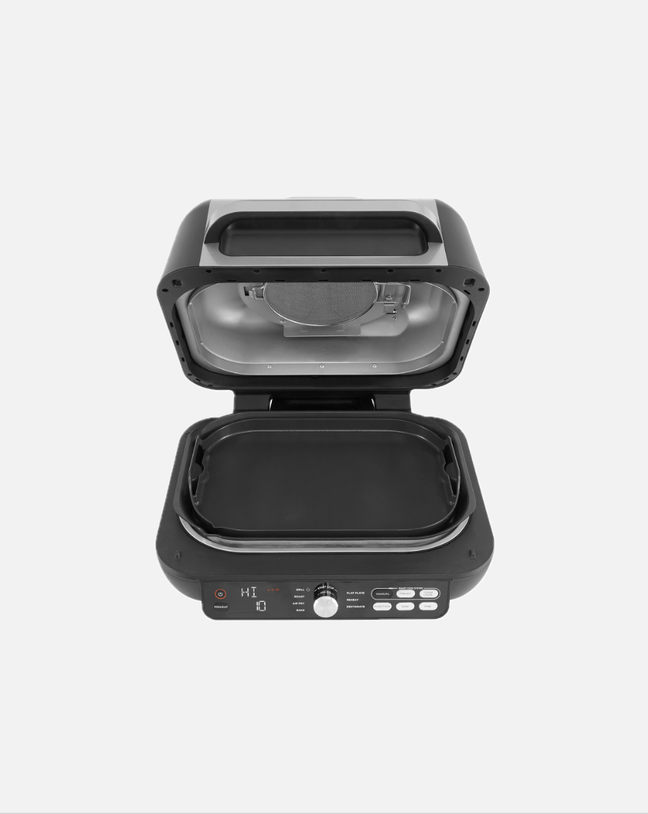 Max Pro Health Grill, Flat Plate & Air Fryer 7In1 W. Cooking